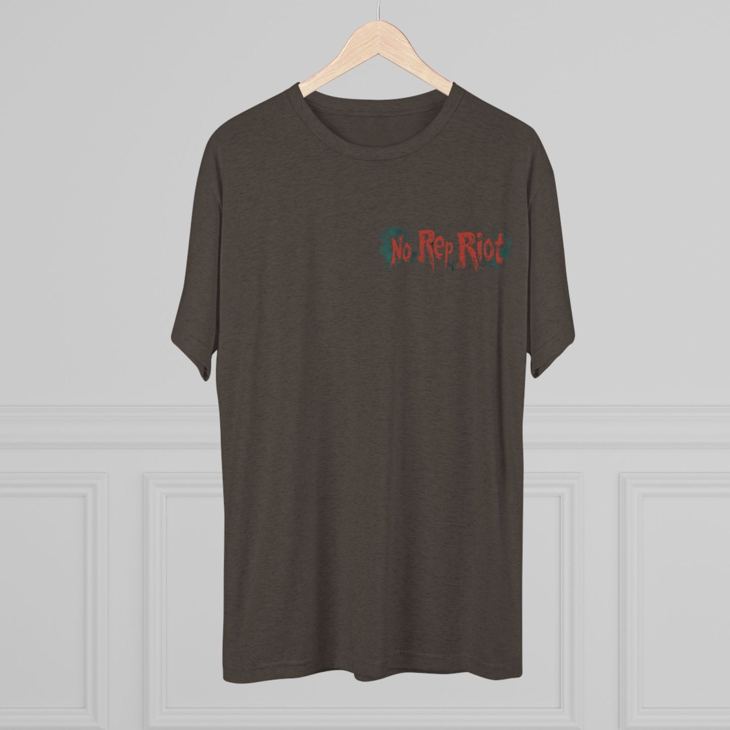 Let the Dead Lift Tee – Macchiato | No Rep Riot Powerlifting Shirt