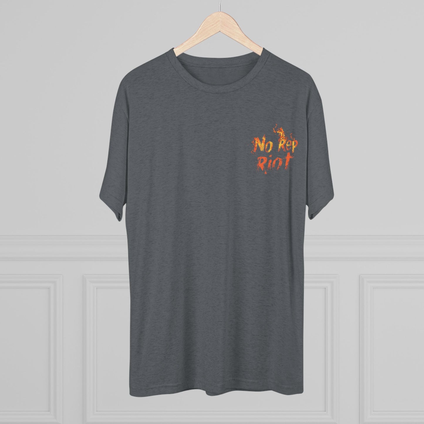Failure Fuels the Fire Tee – Premium Heather | No Rep Riot Gym Shirt