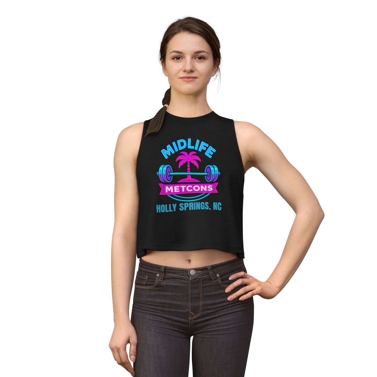 Wodapalooza Midlife Metcons Team Crop Top Tank