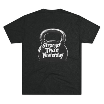 Stronger Than Yesterday Kettlebell | No Rep Riot Tee