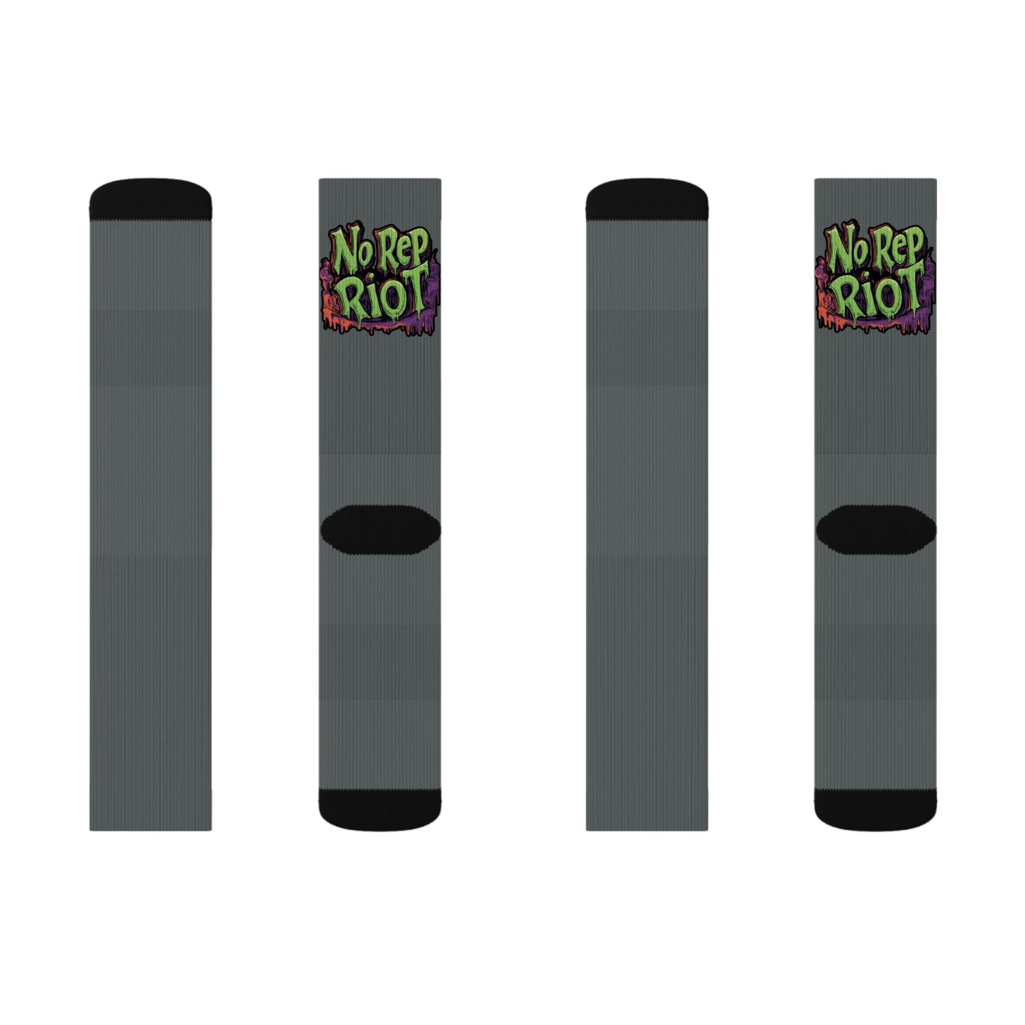 No Rep Riot Graphic | No Rep Riot Socks