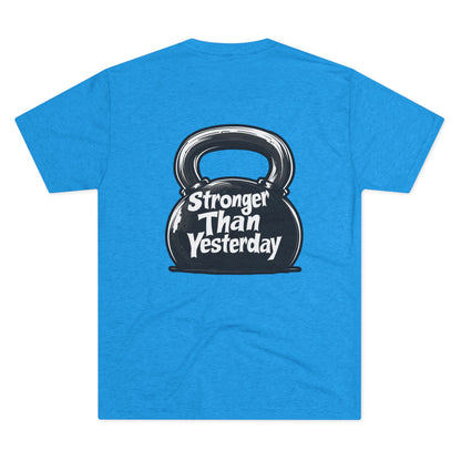 Stronger Than Yesterday Kettlebell | No Rep Riot Tee