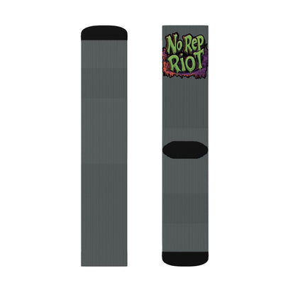 No Rep Riot Graphic | No Rep Riot Socks