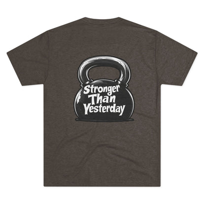 Stronger Than Yesterday Kettlebell | No Rep Riot Tee