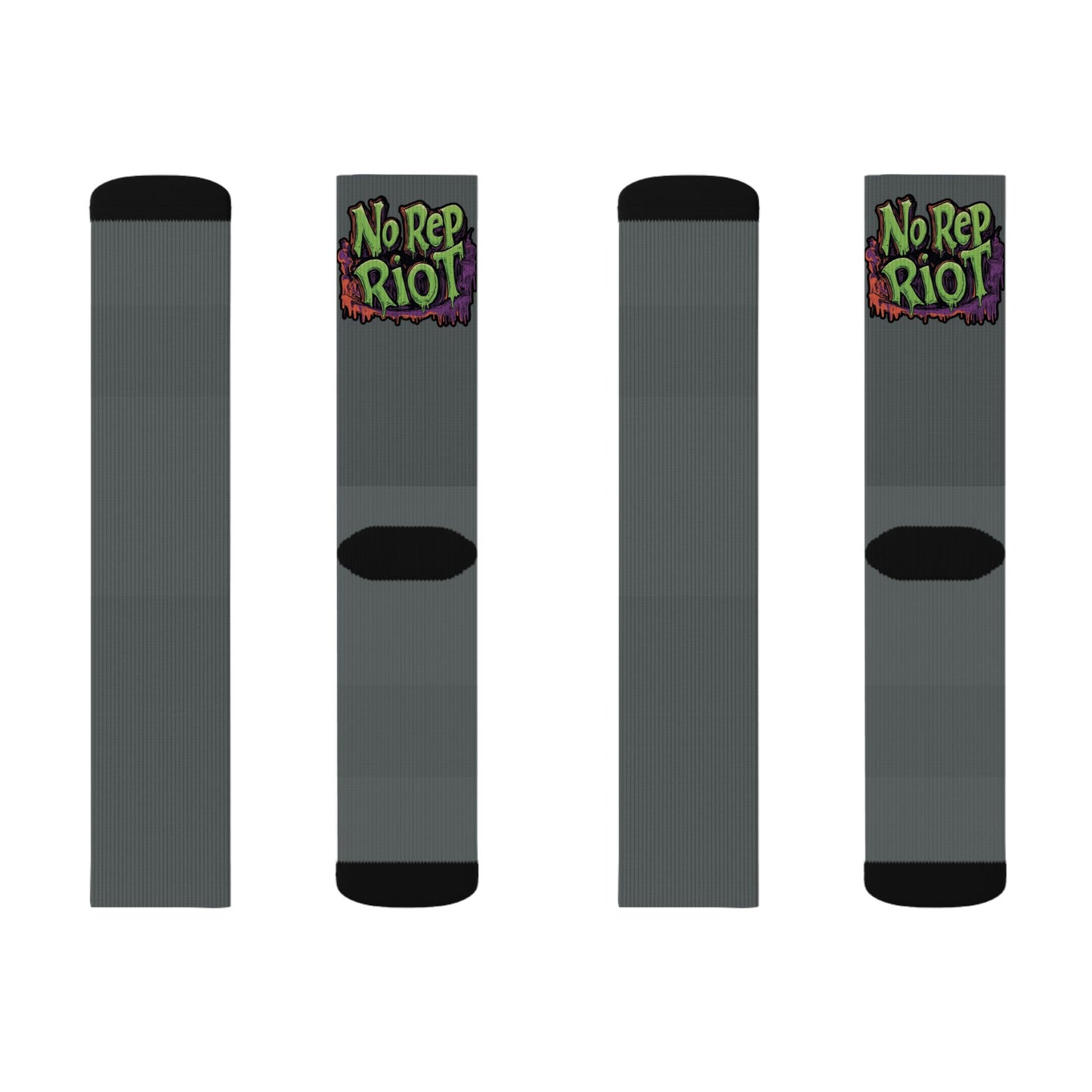 No Rep Riot Graphic | No Rep Riot Socks