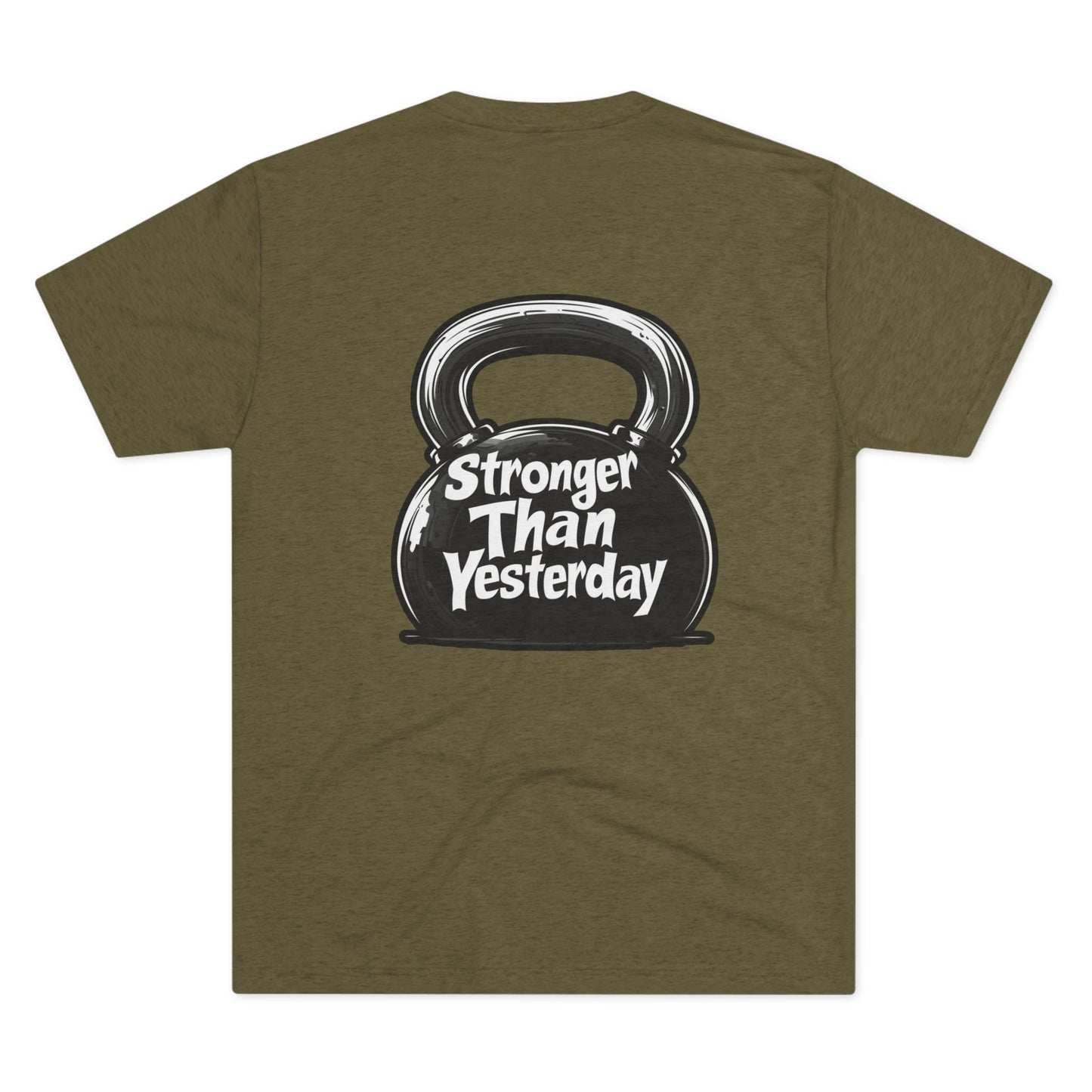 Stronger Than Yesterday Kettlebell | No Rep Riot Tee