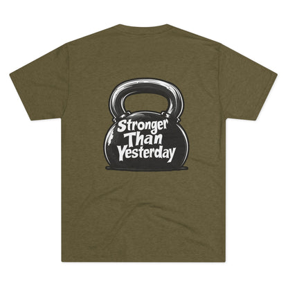 Stronger Than Yesterday Kettlebell | No Rep Riot Tee