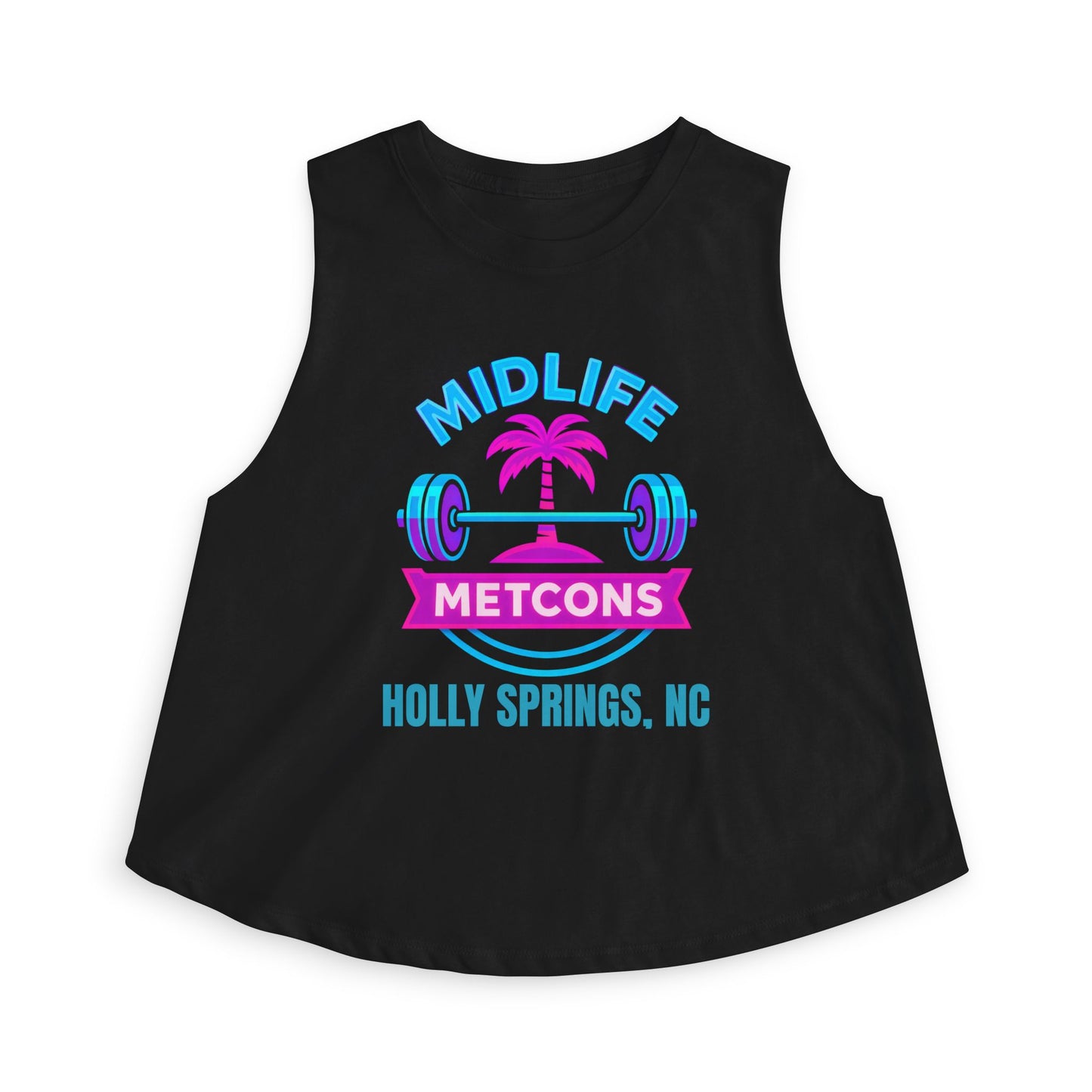 Wodapalooza Midlife Metcons Team Crop Top Tank