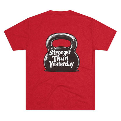 Stronger Than Yesterday Kettlebell | No Rep Riot Tee
