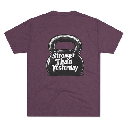 Stronger Than Yesterday Kettlebell | No Rep Riot Tee