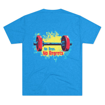 Vintage Block and Barbell | No Rep Riot Tee