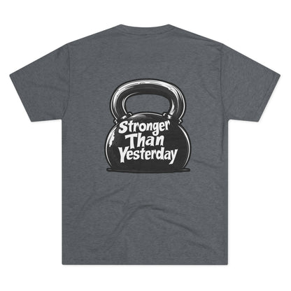 Stronger Than Yesterday Kettlebell | No Rep Riot Tee